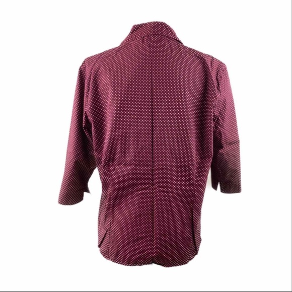 Paul Harris Design Polka Dot Shirt 3/4 Sleeve XL - Picture 2 of 2